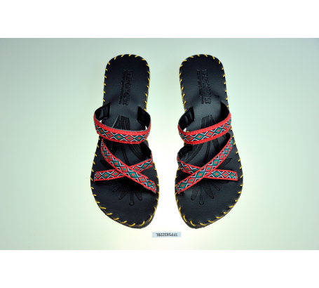 Dép thổ cẩm cao 5 phân