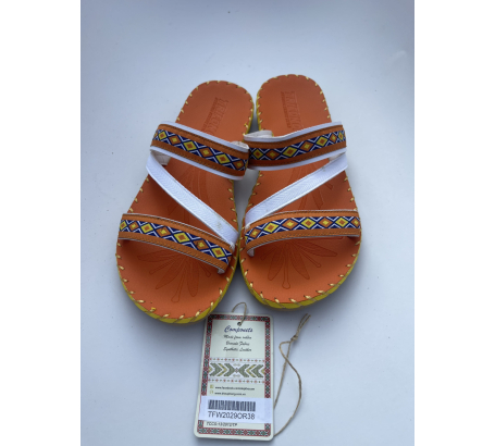 Dép thổ cẩm quai chữ Z