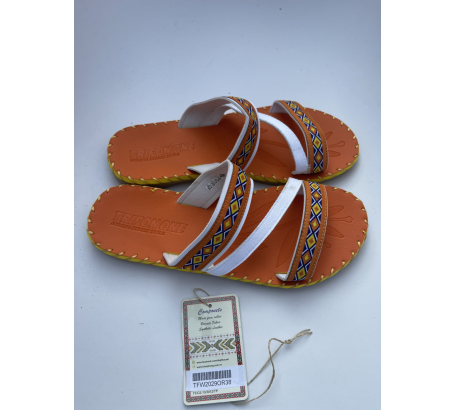 Dép thổ cẩm quai chữ Z