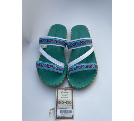 Dép thổ cẩm quai chữ Z