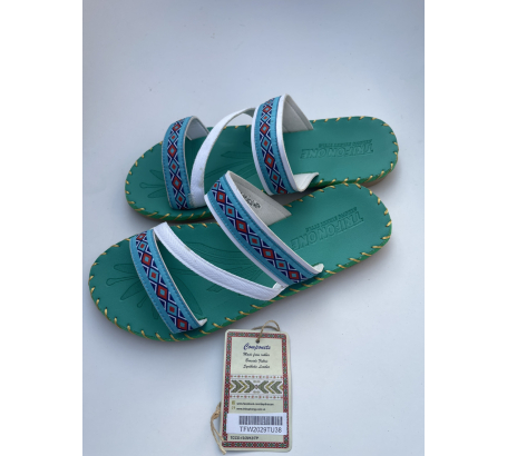 Dép thổ cẩm quai chữ Z