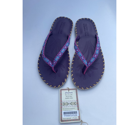 Dép thổ cẩm kẹp ngón hình thoi