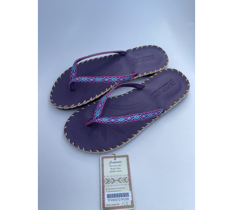 Dép thổ cẩm kẹp ngón hình thoi